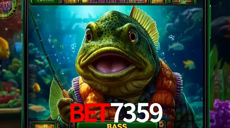 Personagem de peixe pescador do popular jogo de slot com tema de pescaria, uma das emocionantes opções de caça-níqueis para jogar e ganhar no cassino BET7359.